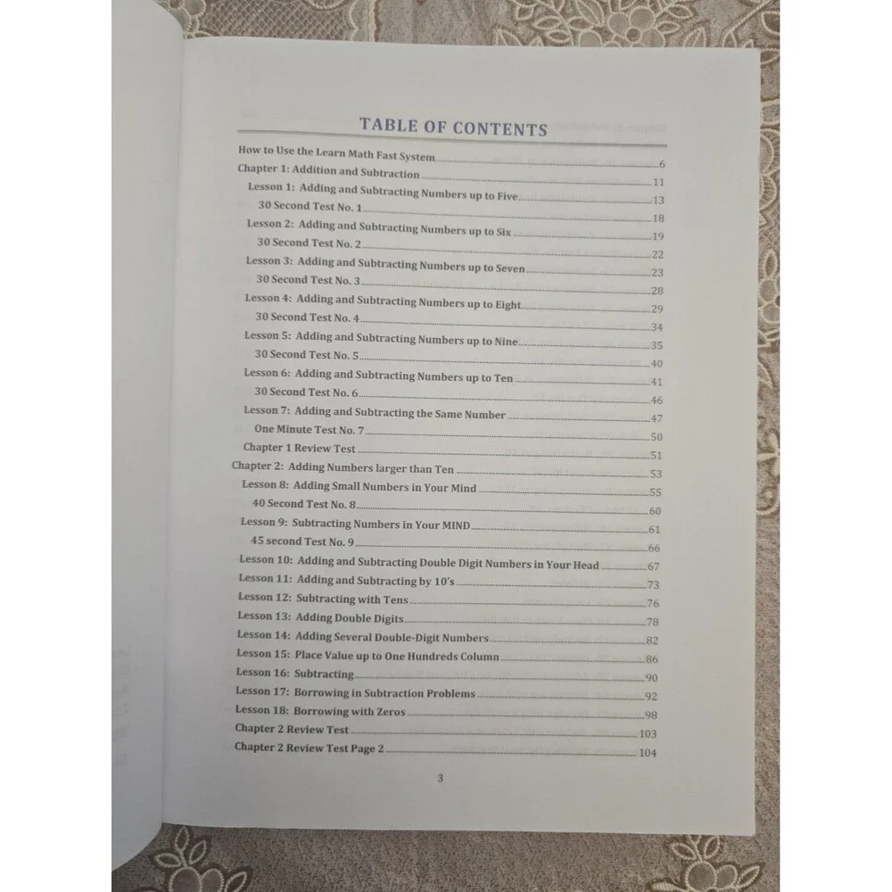 Learn Math Fast System Volume I Fourth Edition J.K. Mergens Homeschool Textbook
